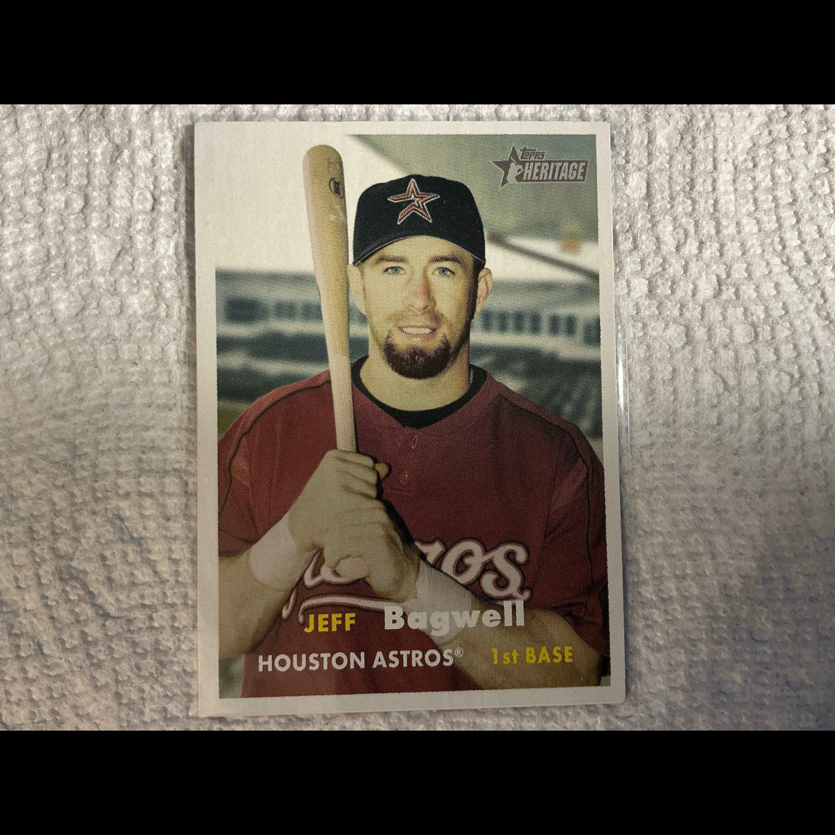 2006 Topps Heritage #43 Jeff Bagwell Card - front