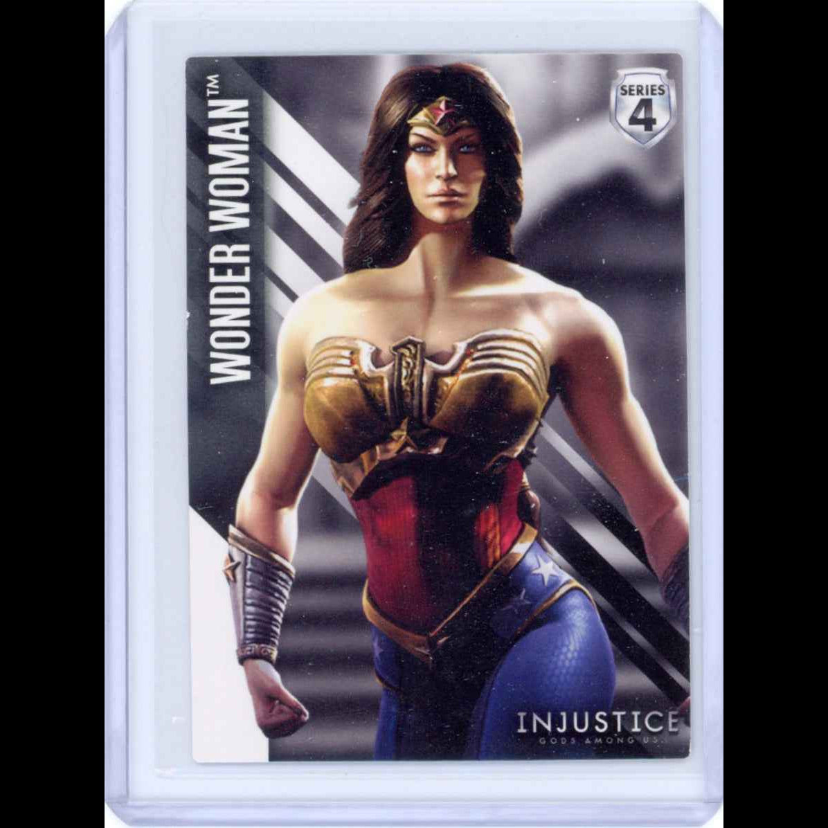 2017 Raw Thrills DC Comics Injustice Gods Among Us #30 Wonder Woman Card - front