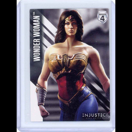 2017 Raw Thrills DC Comics Injustice Gods Among Us #30 Wonder Woman Card - front
