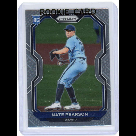 2021 Panini Prizm Silver Nate Pearson #181 Blue Jays Card - front