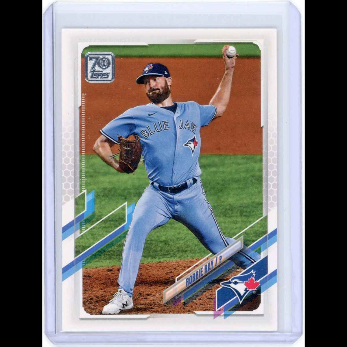 2021 Topps #212 Robbie Ray Blue Jays Card - front