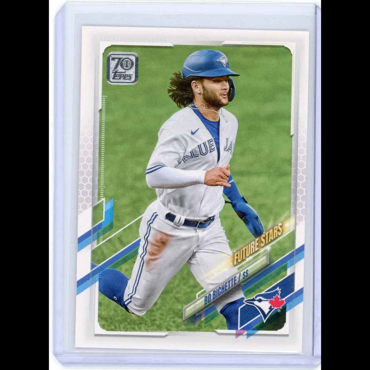 2021 Topps #310 Bo Bichette FS Blue Jays Card - front