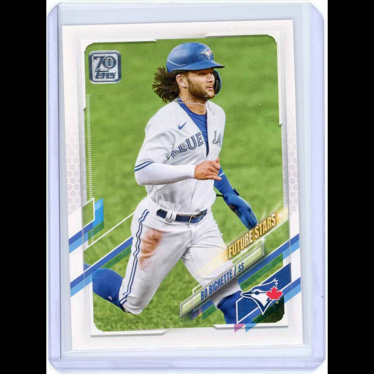 2021 Topps #310 Bo Bichette FS Blue Jays Card - view 3