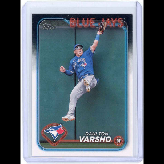 2023 Topps #43 Daulton Varsho Blue Jays Rookie (RC) Card - front