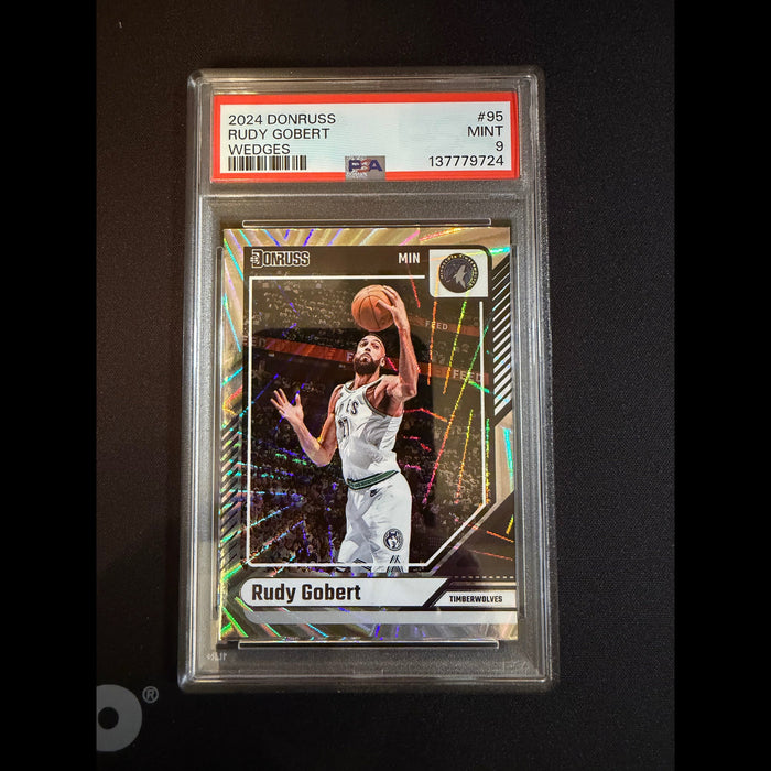 2024 Donruss #95 Rudy Gobert Wedges PSA 9.0 Mint Minnesota Timberwolves Card