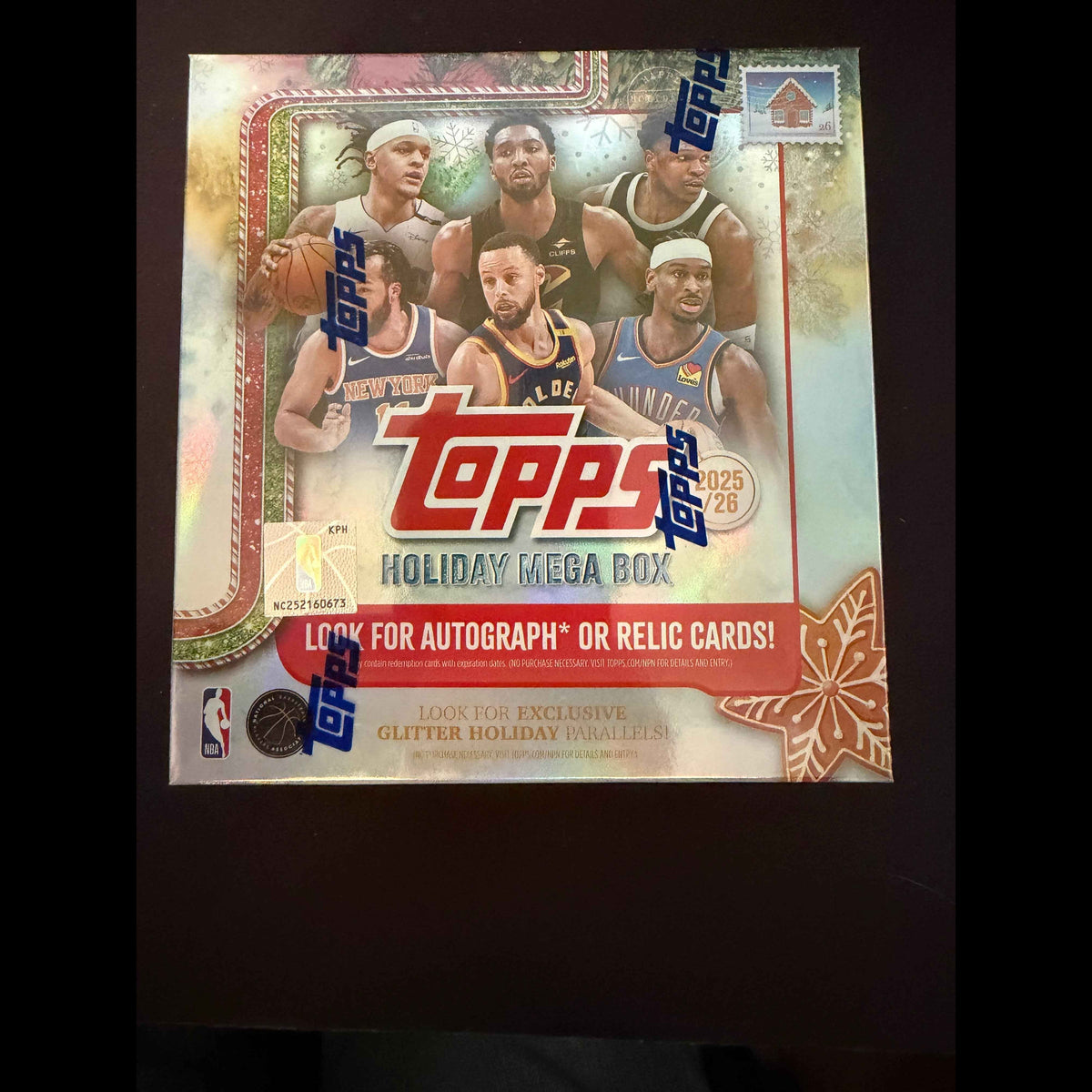 2025-26 Topps Basketball Holiday Mega Box - front