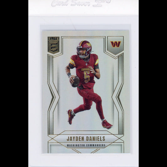 2025 Elite #1 Jayden Daniels Washington Commanders Card - front