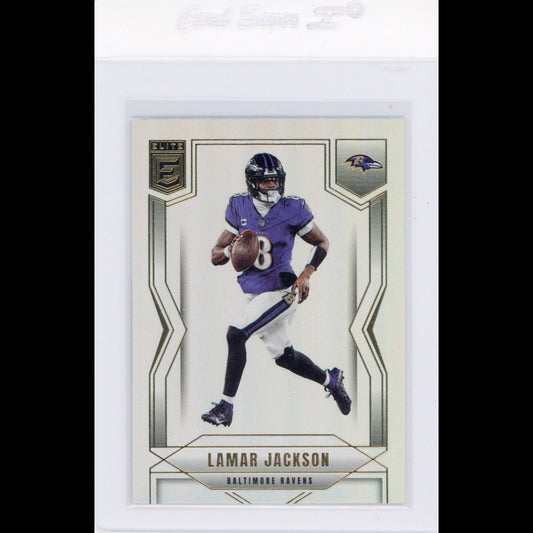 2025 Elite #10 Lamar Jackson Baltimore Ravens Card - front