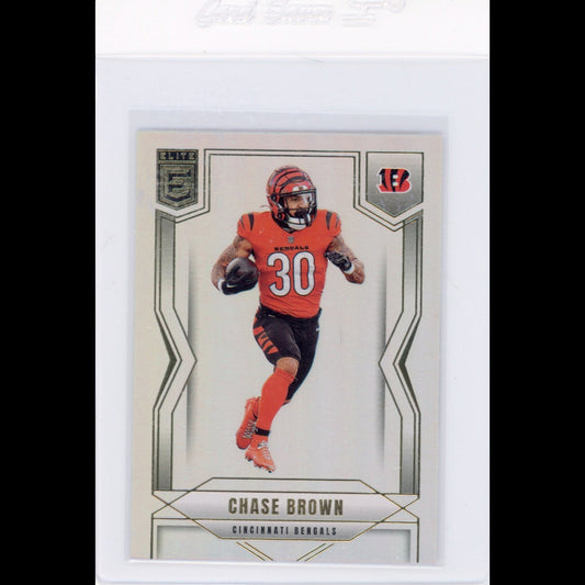2025 Elite #14 Chase Brown Cincinnati Bengals Card - front