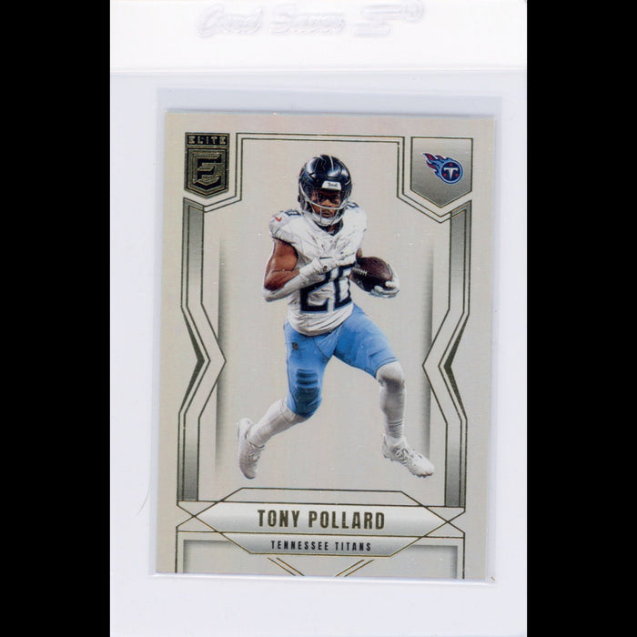 2025 Elite #21 Tony Pollard Tennessee Titans Card