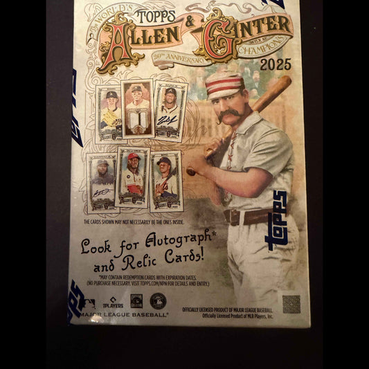 2025 Topps Allen & Ginter 20th Anniversary Baseball Card Blaster Box - front