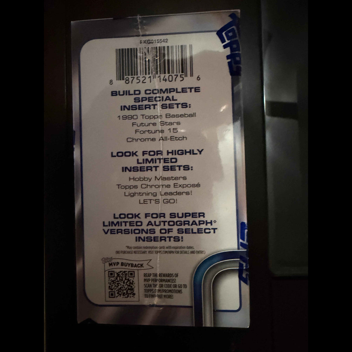 2025 Topps Chrome Baseball Factory Sealed Blaster Box - view 3