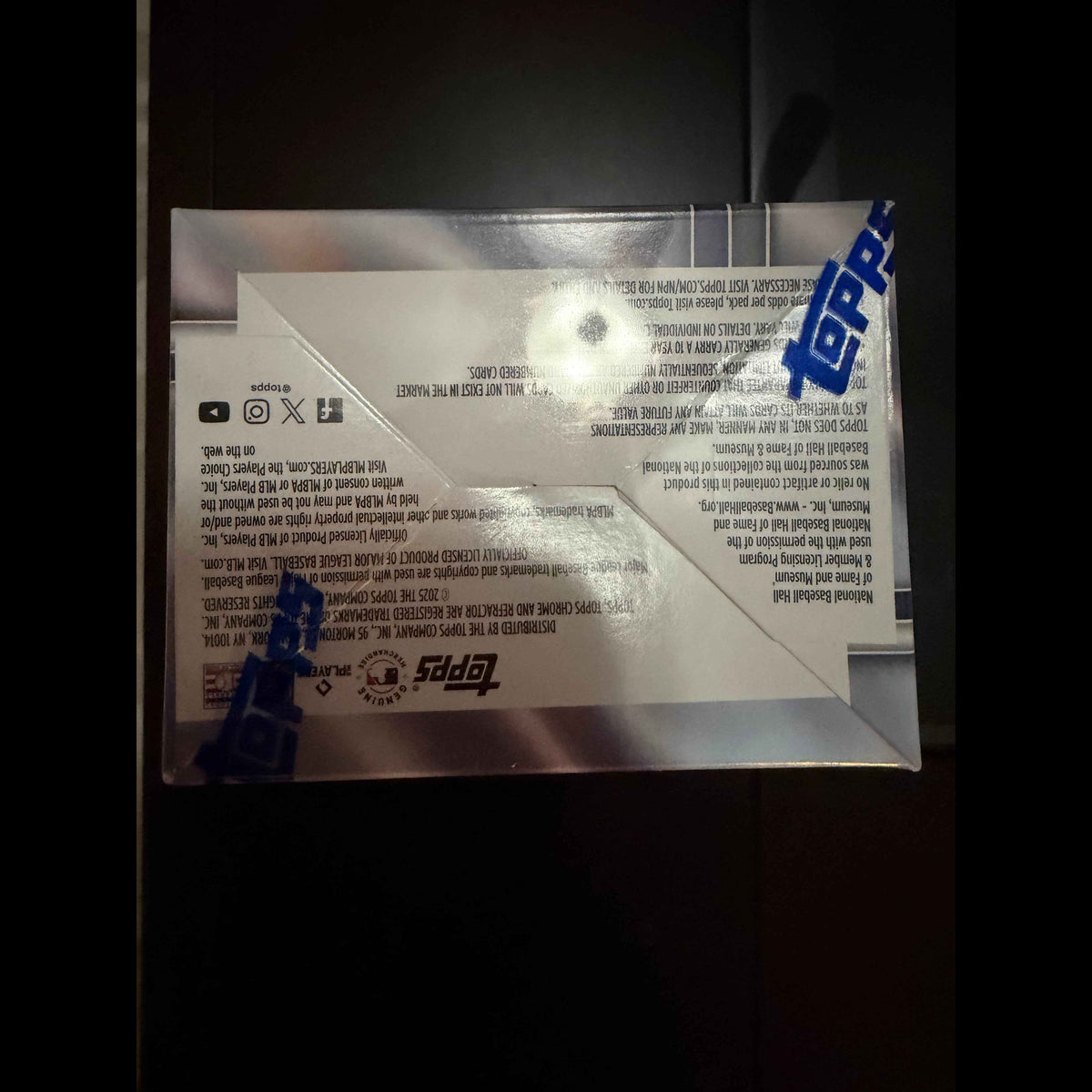 2025 Topps Chrome Baseball Factory Sealed Blaster Box - view 6