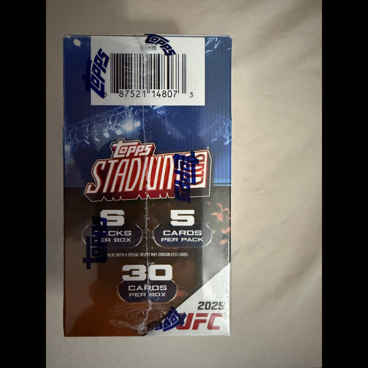 2025 Topps Stadium Club UFC with 3 Exclusive Chrome Xfractor Parallels Mega Box - view 4