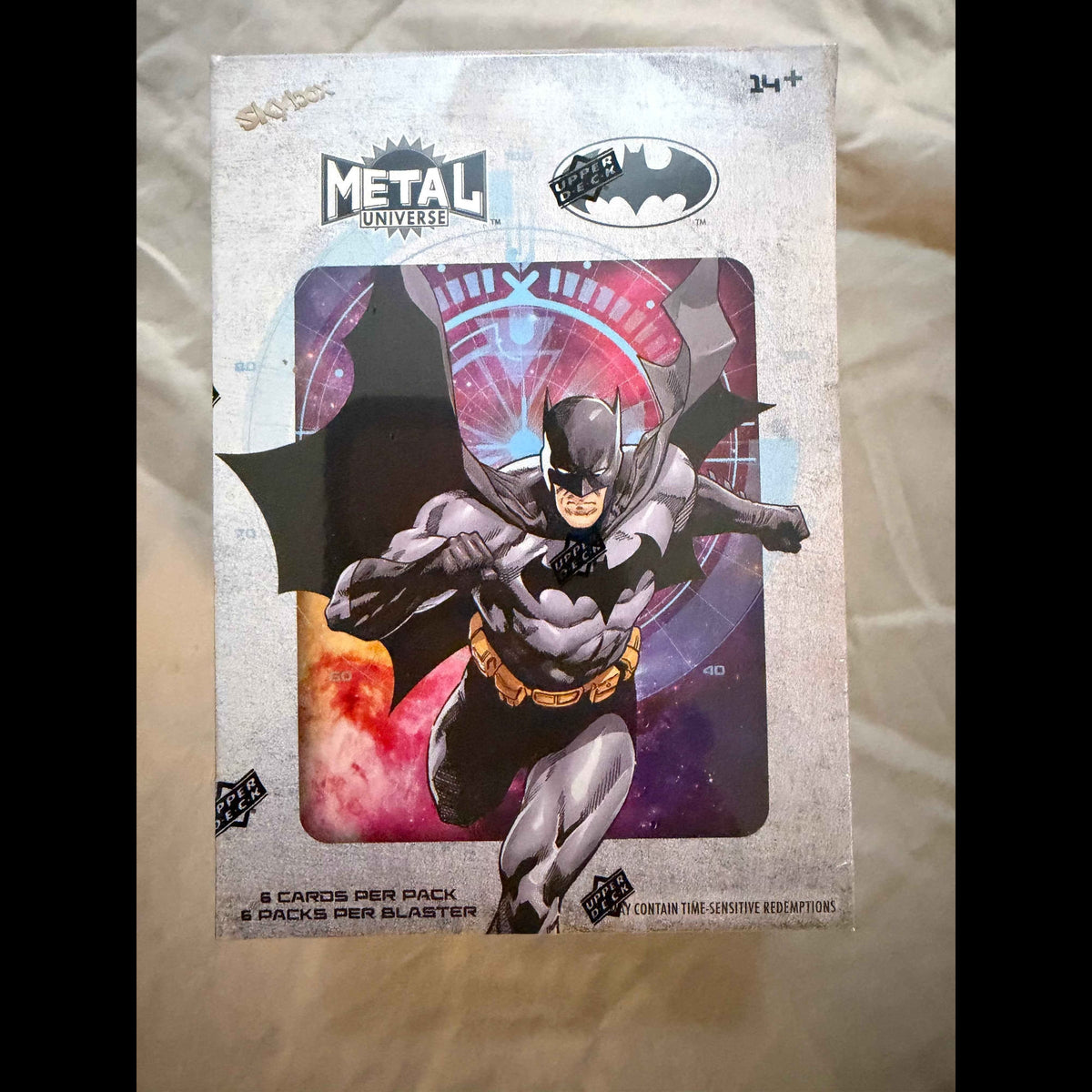 2025 Upper Deck Skybox Metal Universe Batman Factory Sealed Blaster Box - front