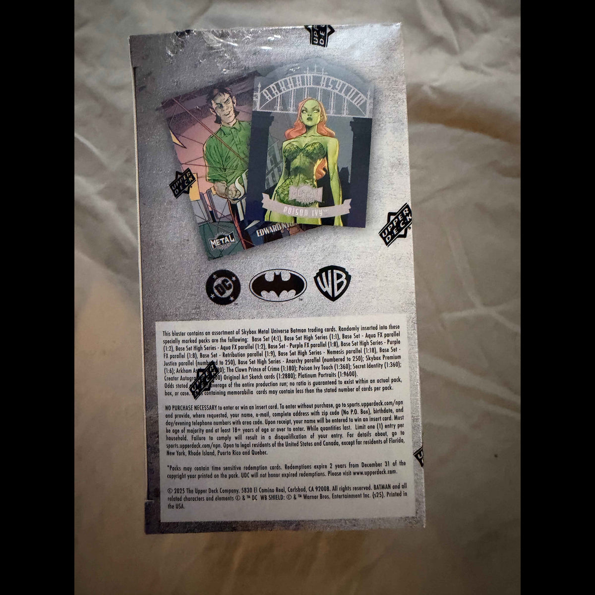 2025 Upper Deck Skybox Metal Universe Batman Factory Sealed Blaster Box - view 3
