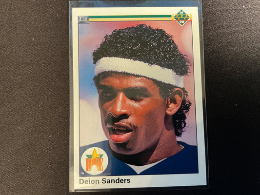 Tarjeta RC de Deion Sanders Upper Deck n.° 13 de 1990