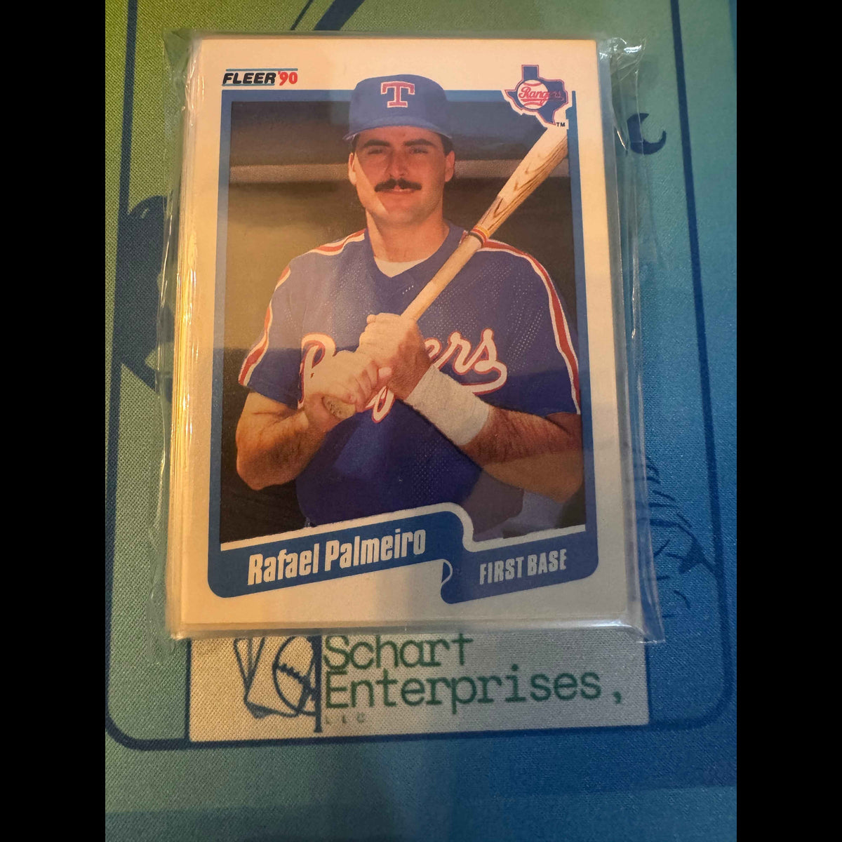 25-Card Assorted MLB Texas Rangers Team Lots - back