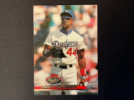 1993 Topps Stadium Club #398 Darryl Strawberry Card