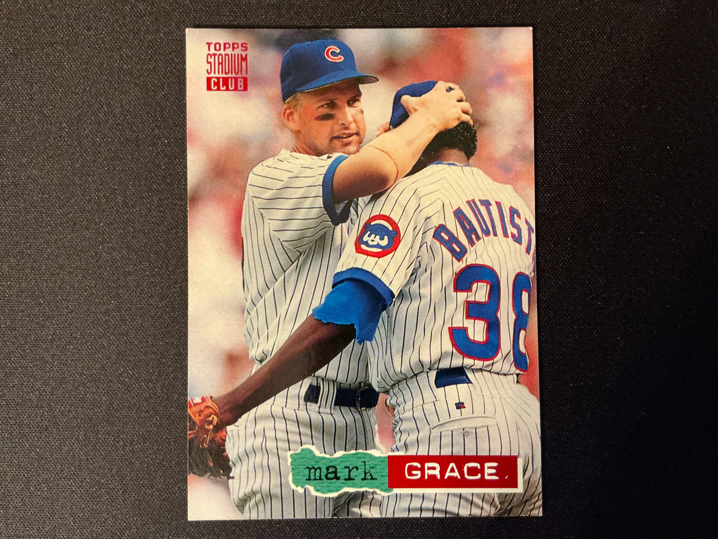 1994 Topps Stadium Club #403 Mark Grace Card