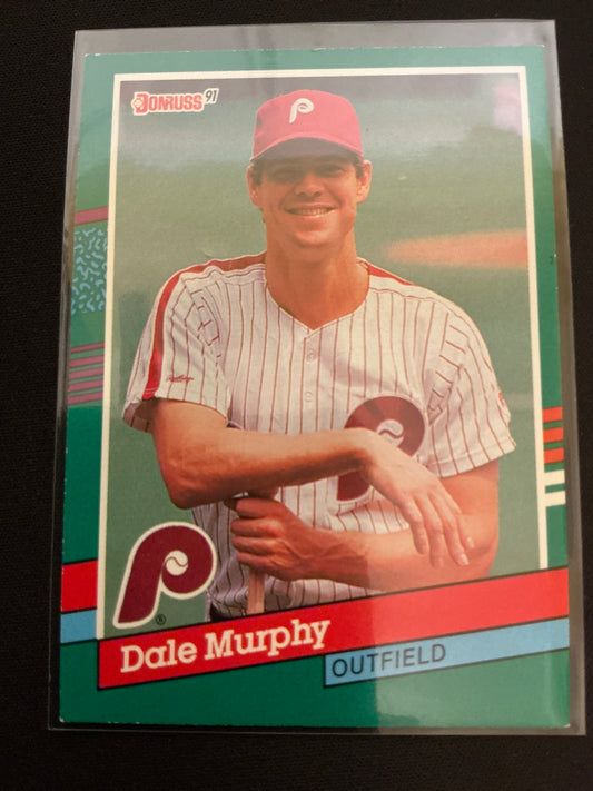 1991 Donruss #484 Dale Murphy No . After INC Error Card