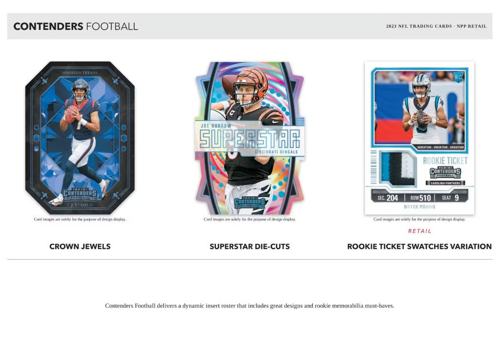2023 Panini Contenders Football Mega Box (Teal Parallels)