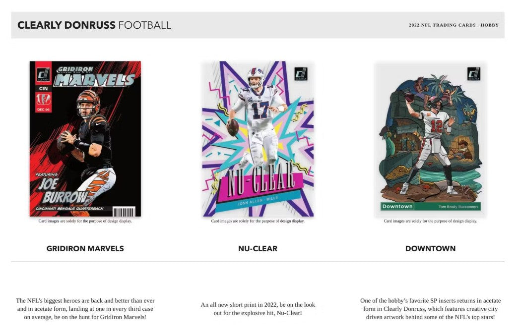 2022 Panini Clearly Donruss Football Hobby Box