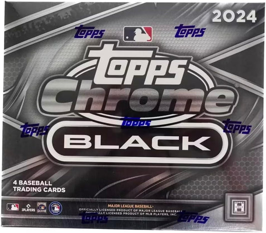 2024 Topps Chrome Black Baseball Factory Sealed Hobby Box