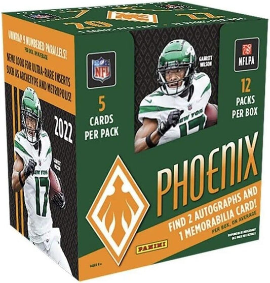 2022 Panini Phoenix Football Hobby Box - 12 Packs