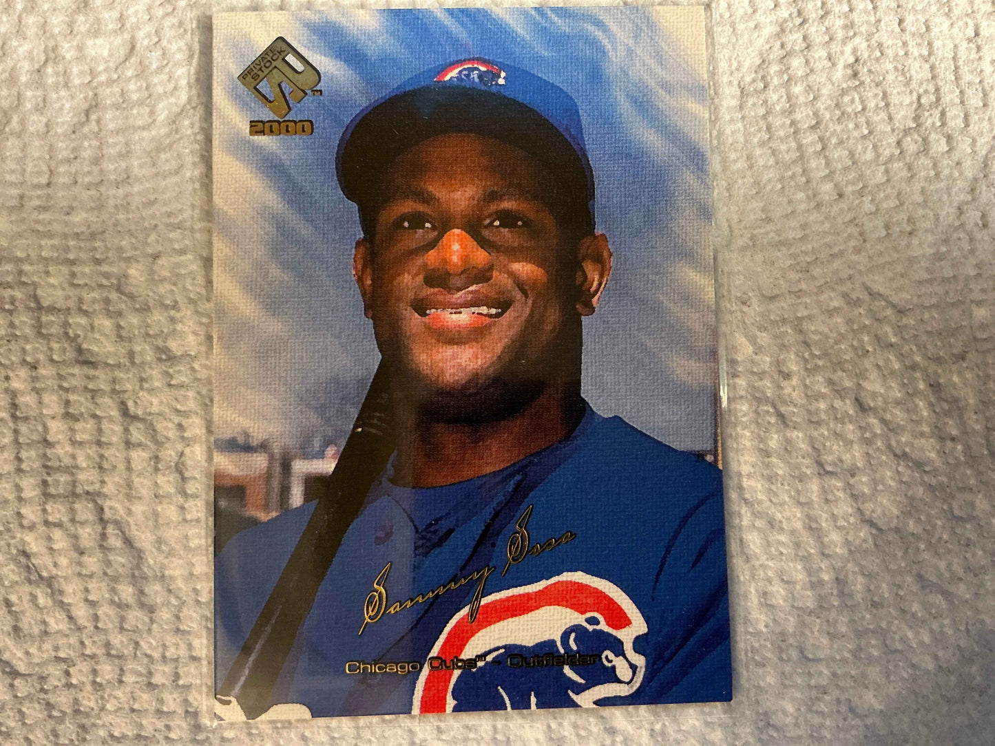 2000 Private Stock #25 Sammy Sosa Card