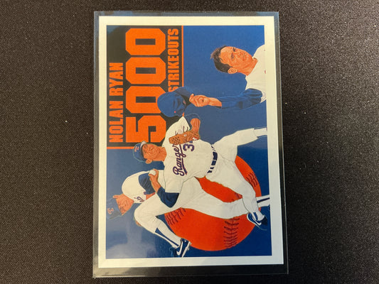 Tarjeta de 5000 ponches de Nolan Ryan n.° 34 de Upper Deck de 1990
