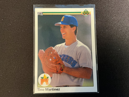Tarjeta RC de Tino Martínez n.° 37 de Upper Deck de 1990