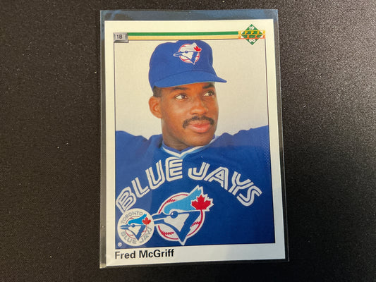 Tarjeta Fred McGriff n.° 108 de Upper Deck de 1990