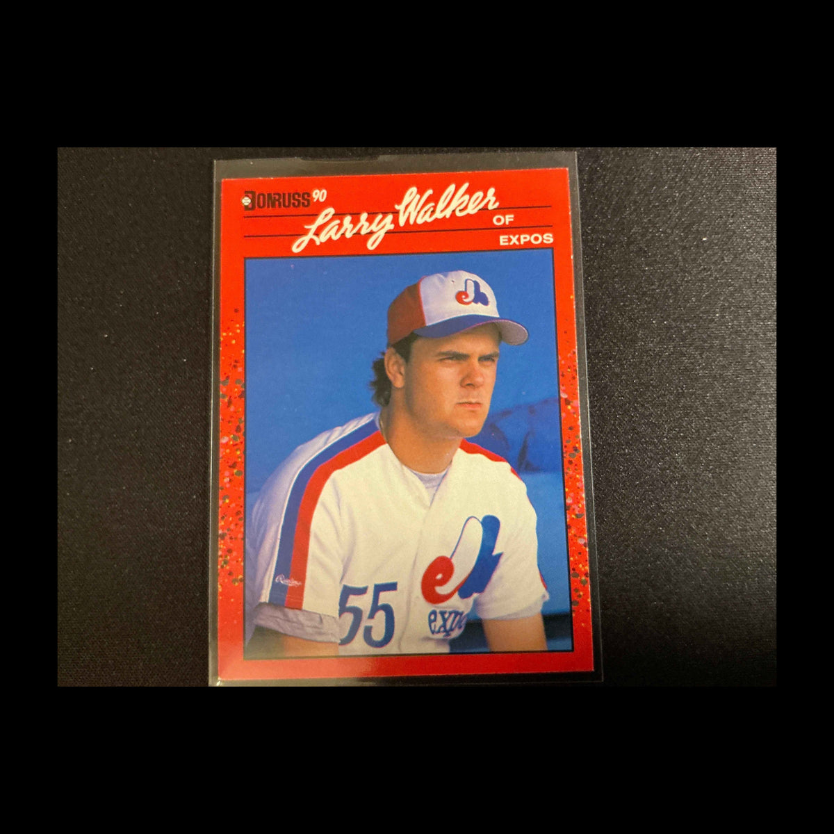 1990 Donruss #578 Larry Walker Rookie (RC) Card - front