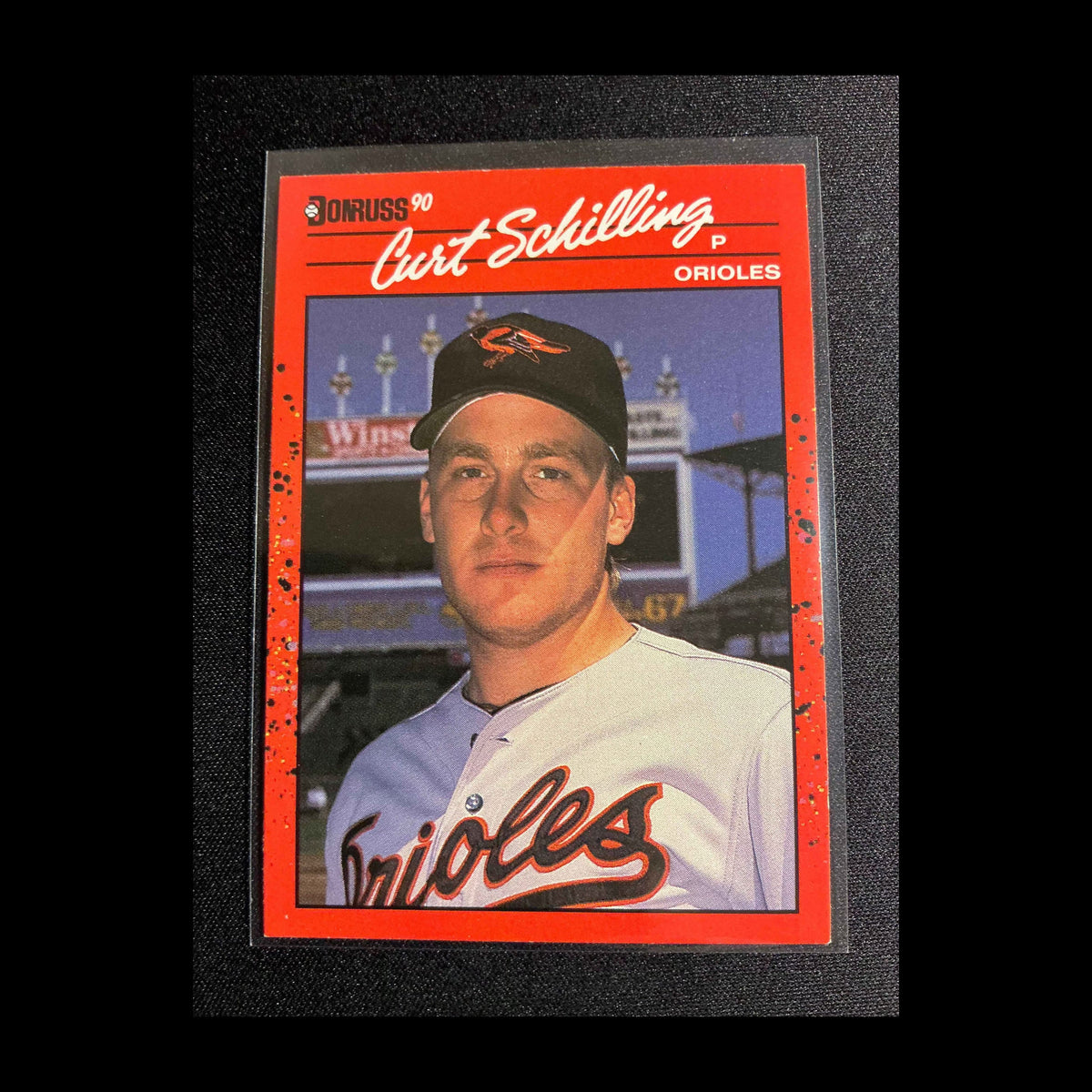 1990 Donruss #667 Curt Schilling Error Card - No . after INC - front