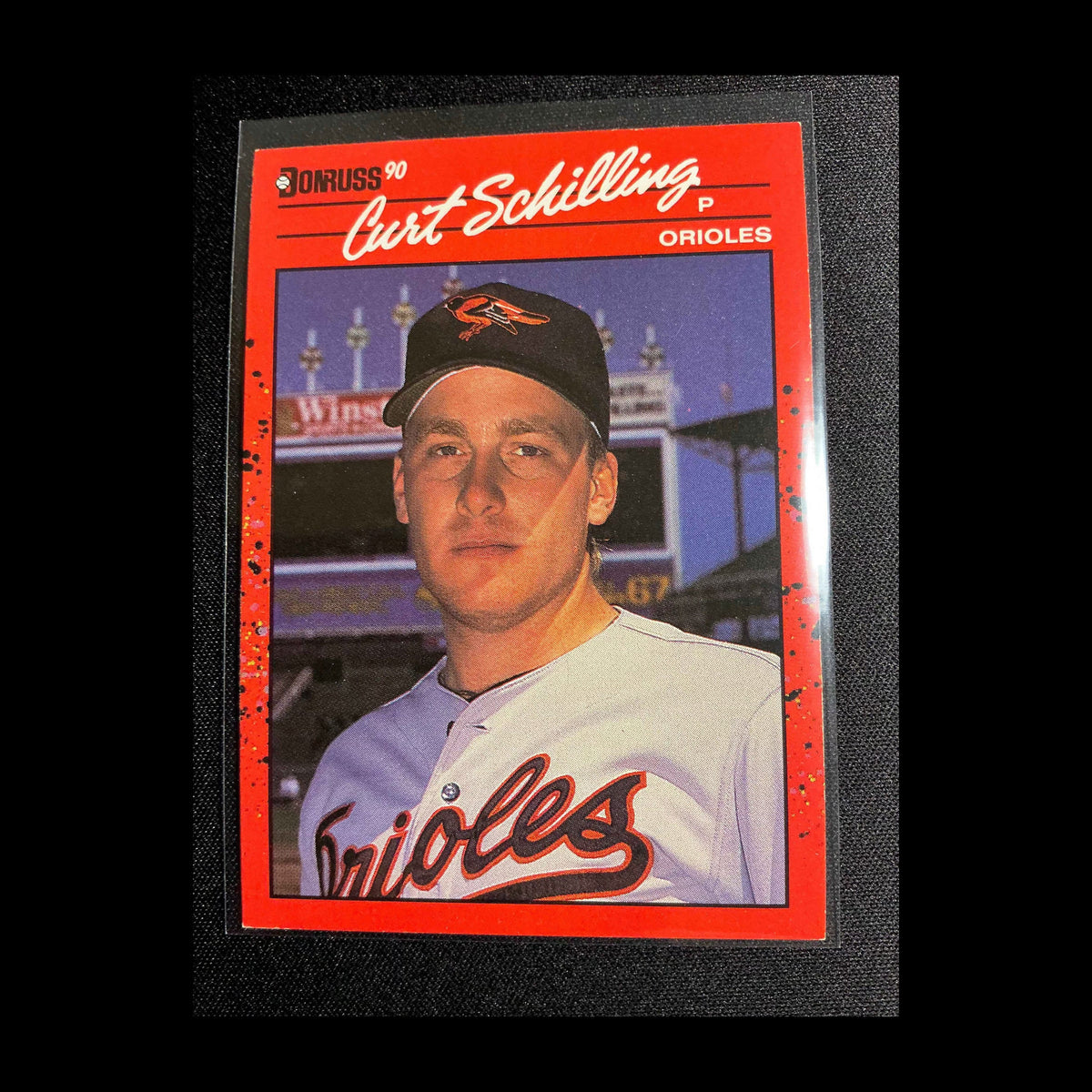 1990 Donruss #667 Curt Schilling Error Card - No . after INC - view 3