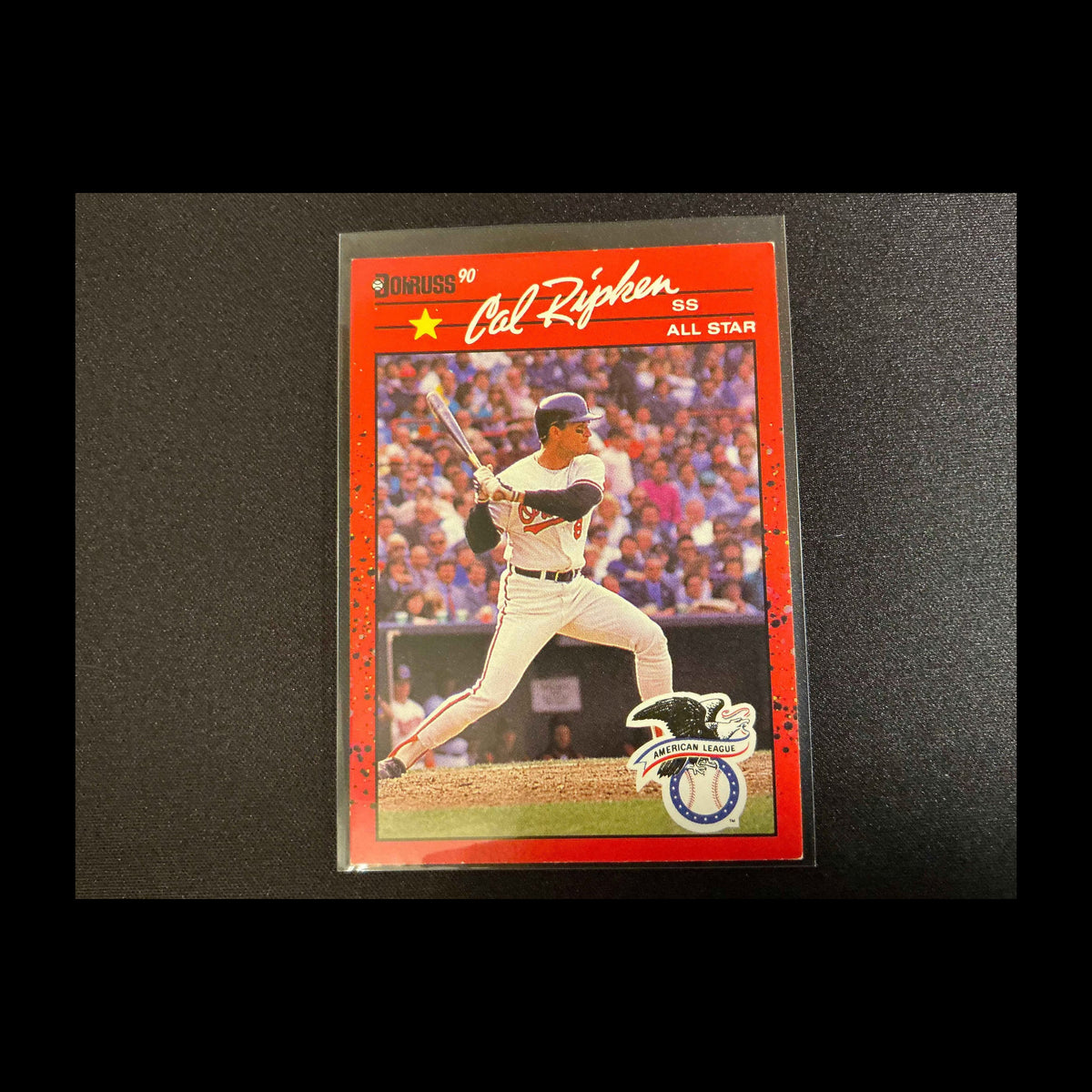 1990 Donruss #676 Cal Ripken All Star Card - front