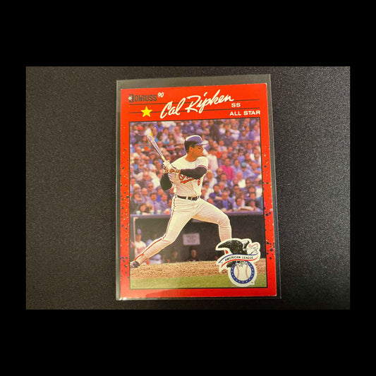 1990 Donruss #676 Cal Ripken All Star Card - front