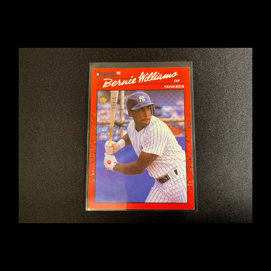 1990 Donruss #689 Bernie Williams Rookie Card - front