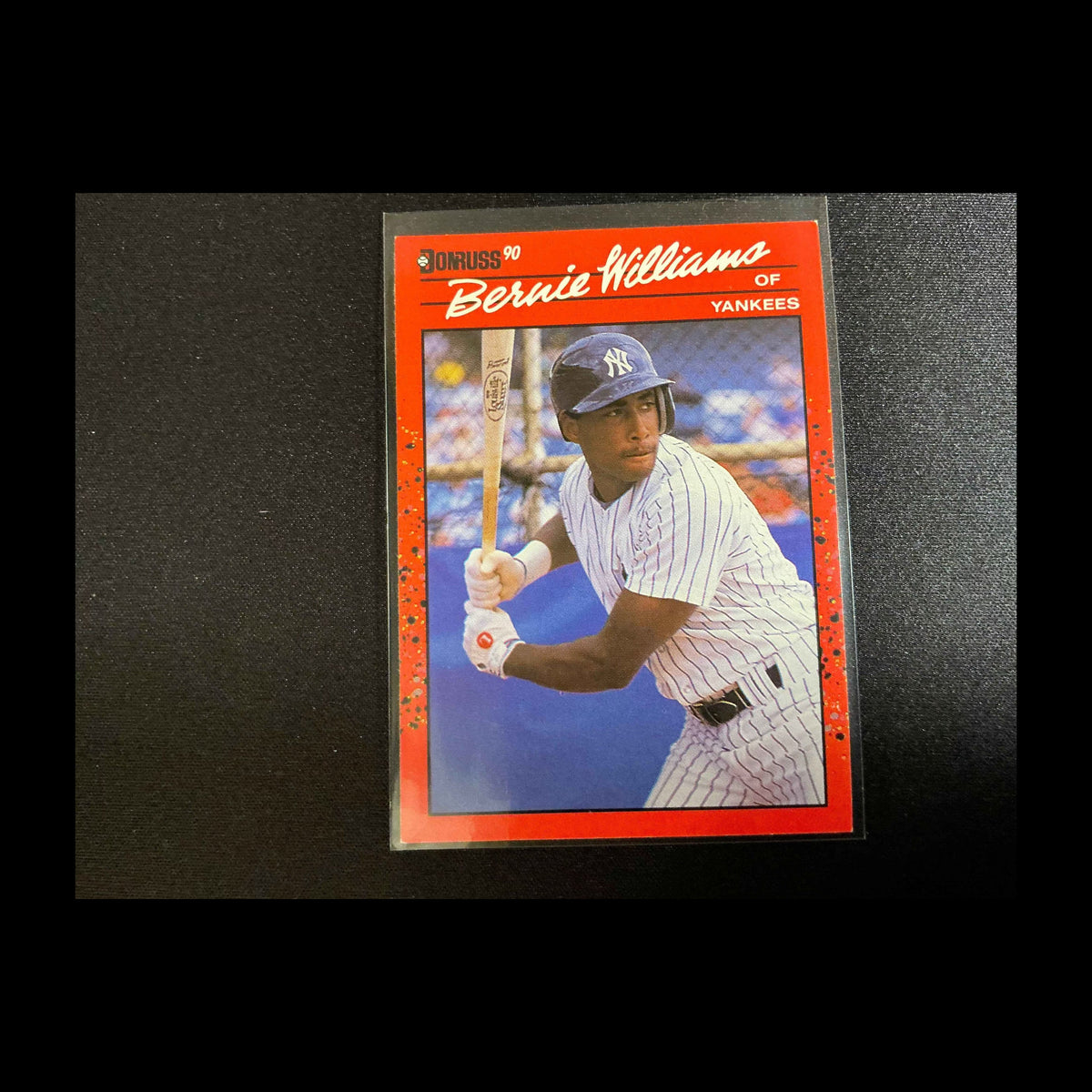 1990 Donruss #689 Bernie Williams Rookie Card - view 3