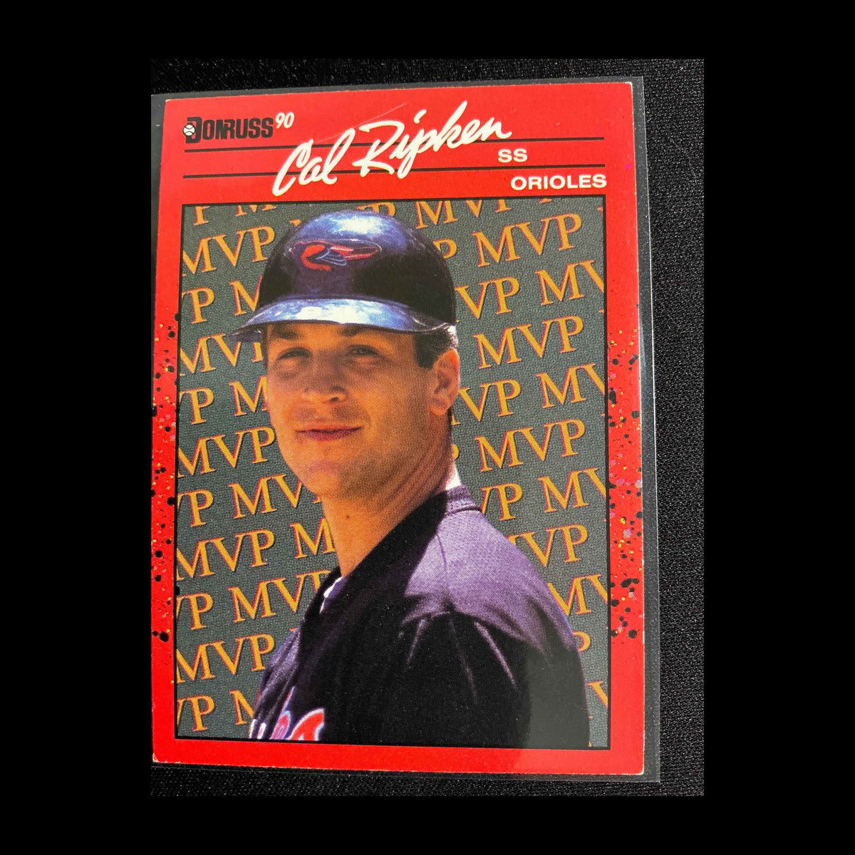 1990 Donruss Bonus MVPs #BC-18 Cal Ripken No . after INC Error Card - front