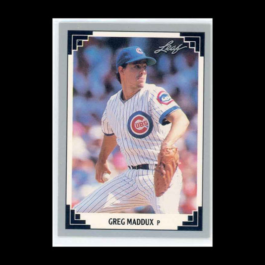 1991 Leaf #127 Greg Maddux Card - front