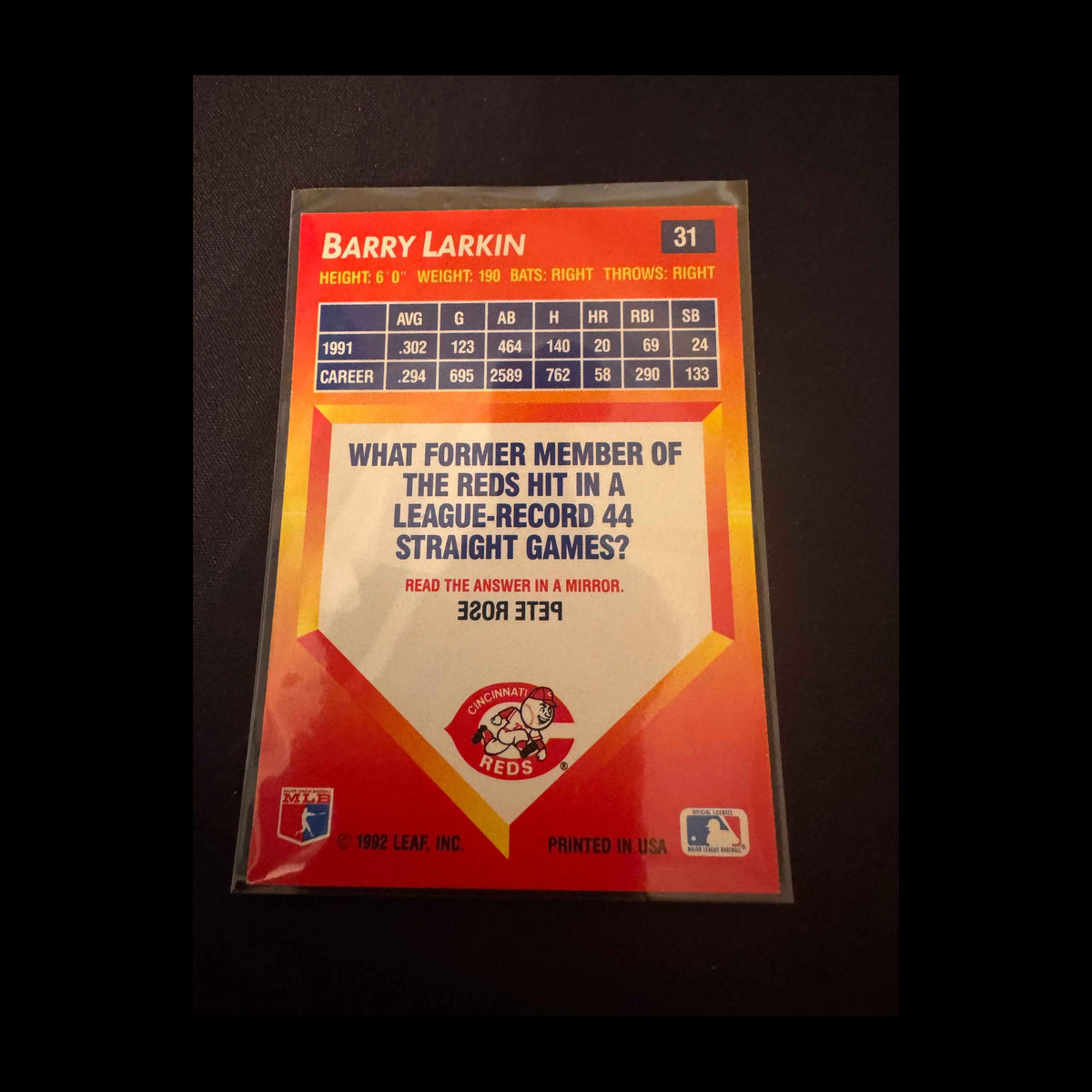1992 Donruss Triple Play #51 Ivan Rodriguez Card - view 4