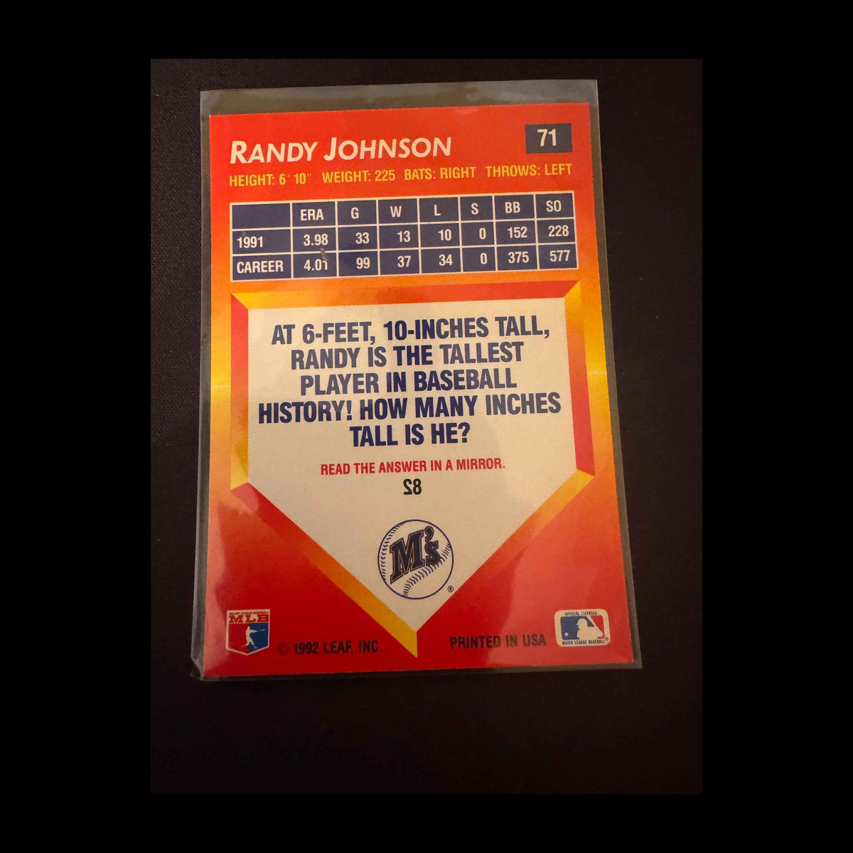 1992 Donruss Triple Play #81 Robin Yount Card - view 4