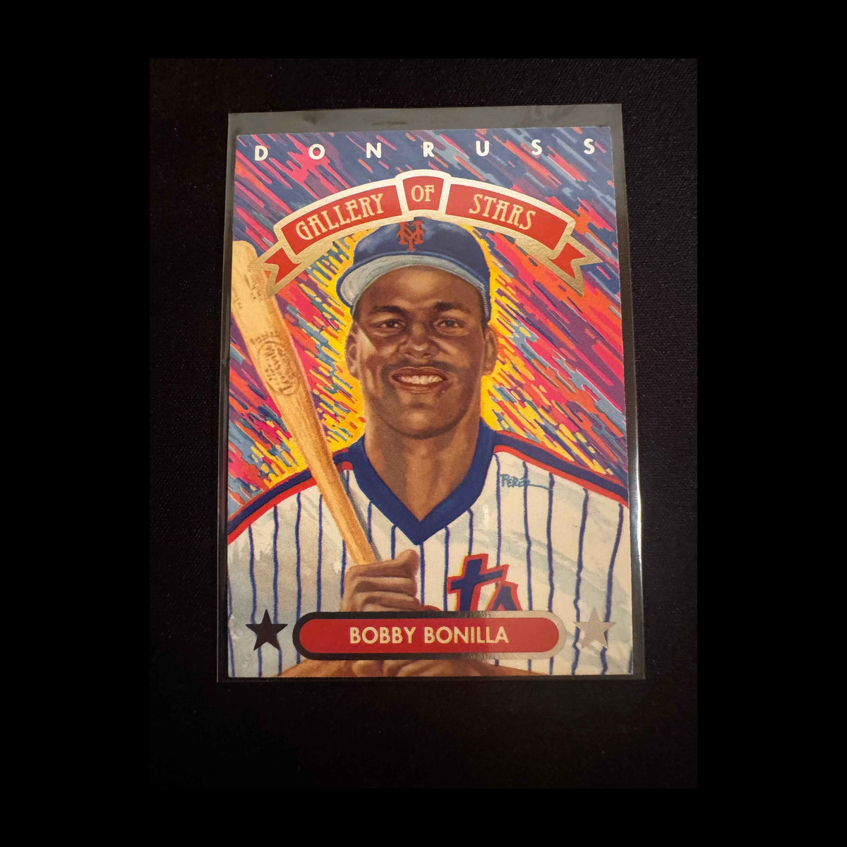 1992 Donruss Triple Play Gallery of Stars #GS-1 Bobby Bonilla Card - front
