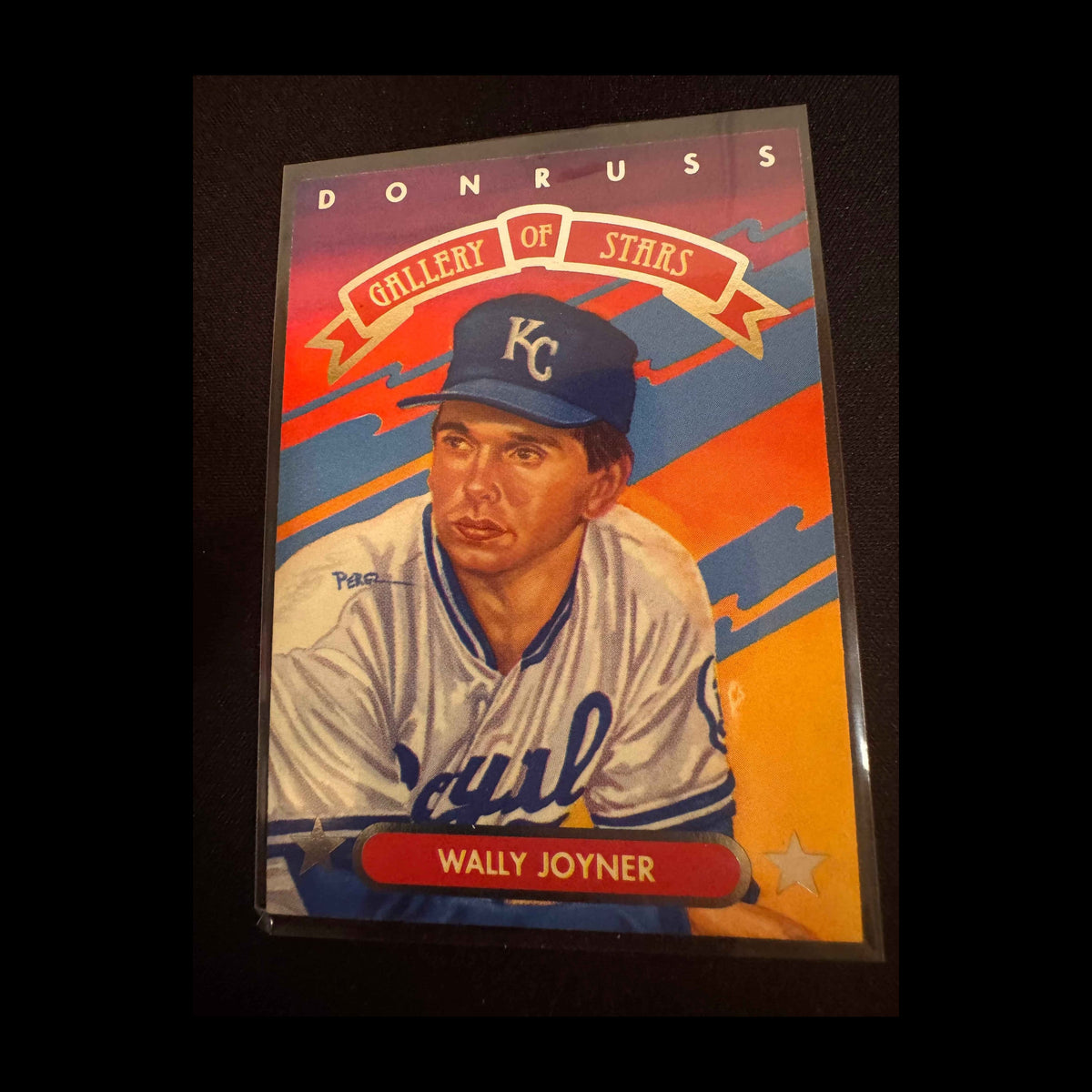 1992 Donruss Triple Play Gallery of Stars #GS-2 Wally Joyner - front