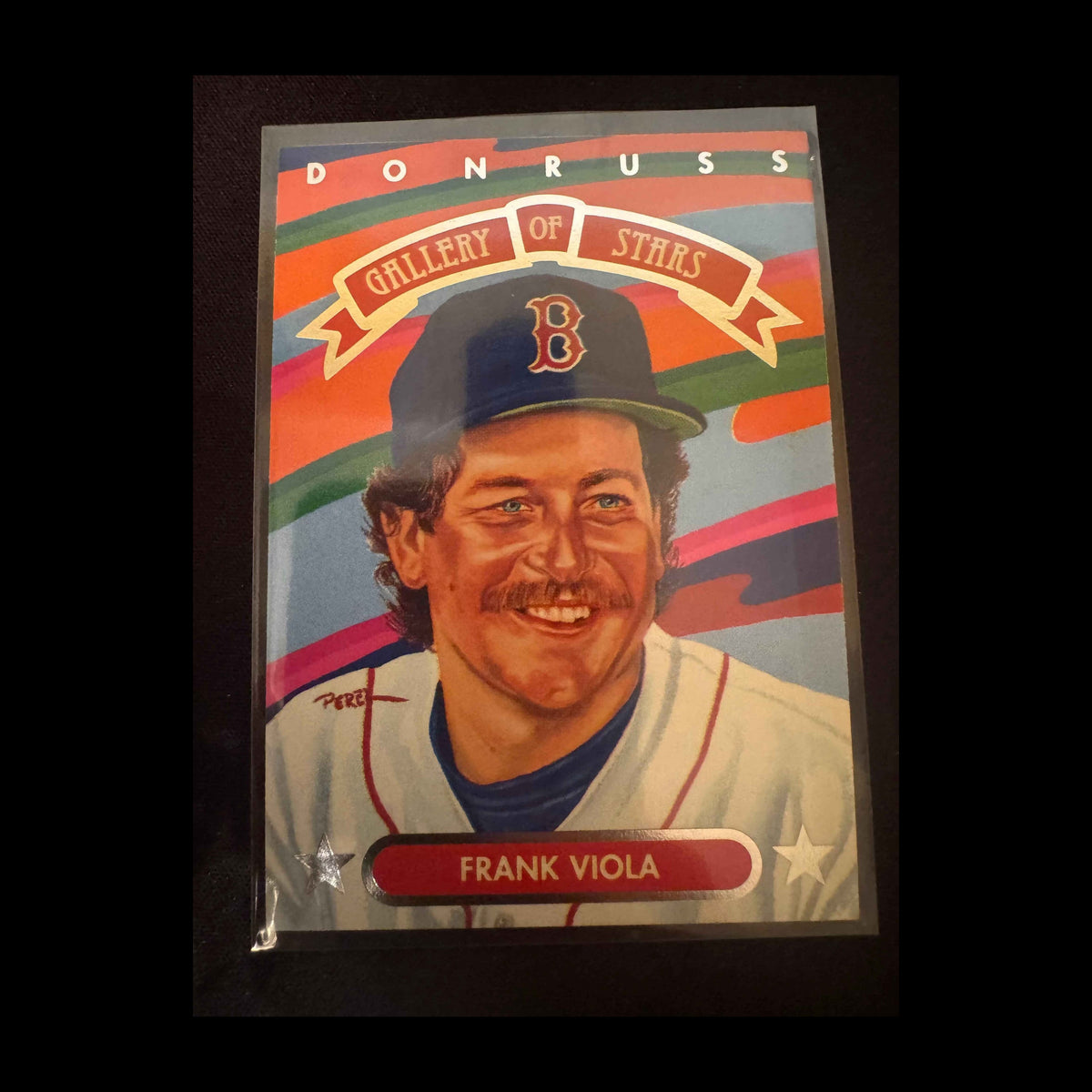 1992 Donruss Triple Play Gallery of Stars #GS-6 Frank Viola Card - front