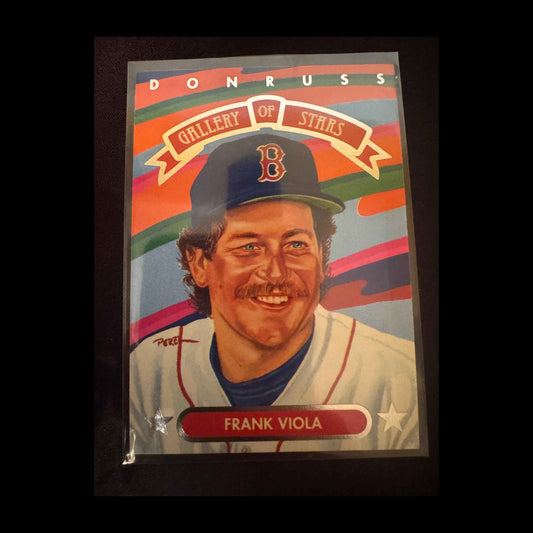 1992 Donruss Triple Play Gallery of Stars #GS-6 Frank Viola Card - front