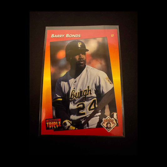 1992 Donruss Triple Play #116 Barry Bonds Card - front