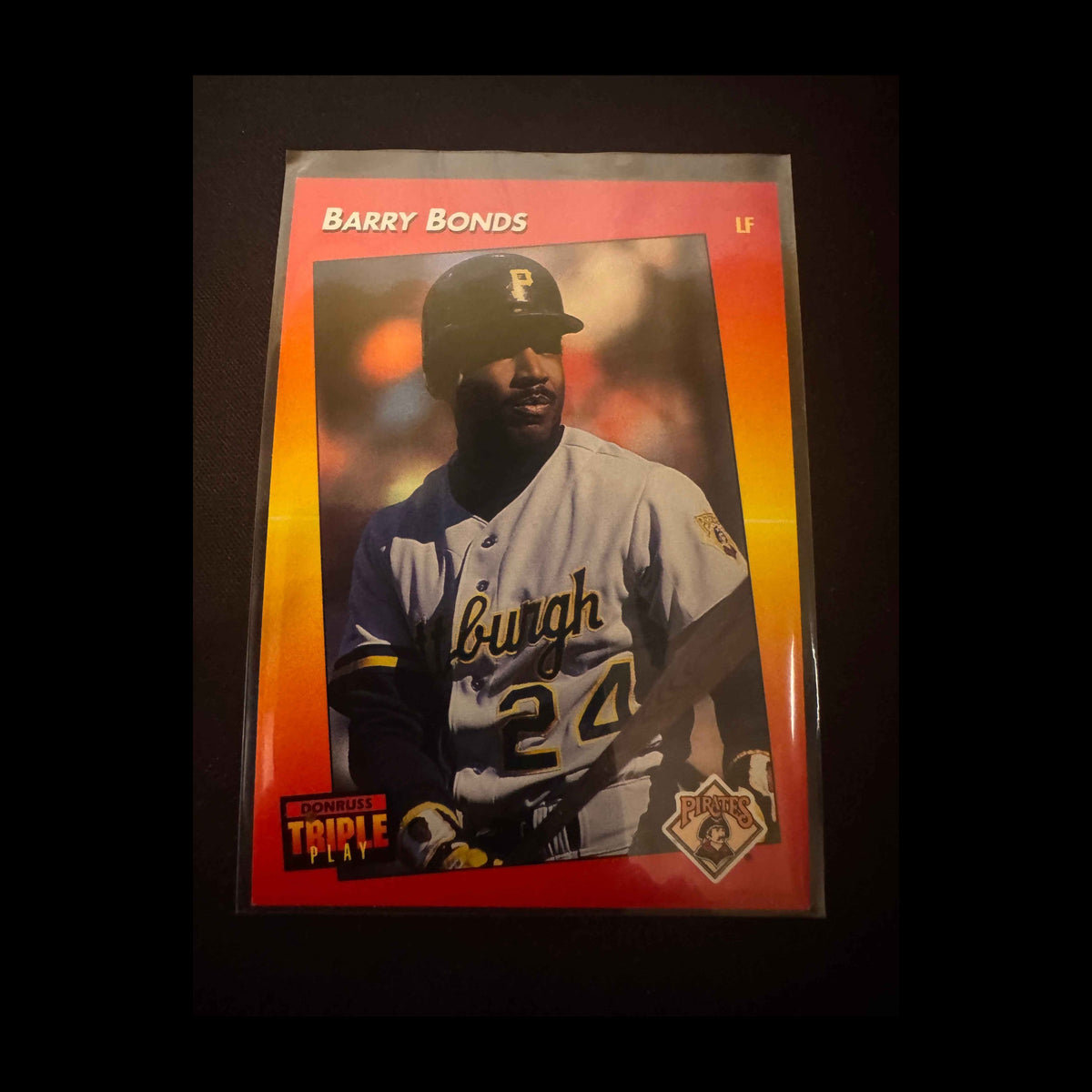 1992 Donruss Triple Play #116 Barry Bonds Card - view 3
